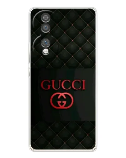 Чехол для Huawei Honor 70 с картинкой «Gucci — стеганый черный»
