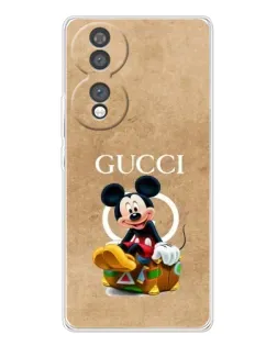 Чехол для Huawei Honor 70 с картинкой «Микки Маус Gucci — крафт»