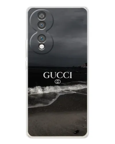 Чехол для Huawei Honor 70 с картинкой «Gucci — морской прибой»