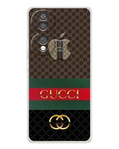 Чехол для Huawei Honor 70 с картинкой «Gucci — брендированный десерт»