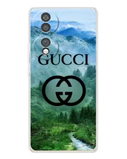 Чехол для Huawei Honor 70 с картинкой «Gucci — горный пейзаж»