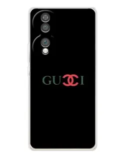 Чехол для Huawei Honor 70 с картинкой «Gucci — красный градиент»
