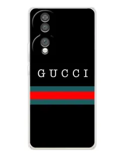 Чехол для Huawei Honor 70 с картинкой «Gucci — красный пояс»