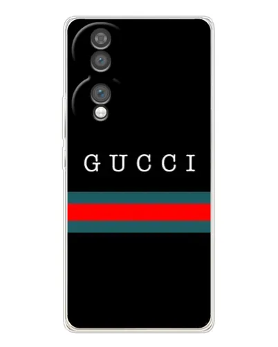 Чехол для Huawei Honor 70 с картинкой «Gucci — красный пояс»