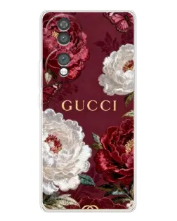 Чехол для Huawei Honor 70 с картинкой «Gucci — бордовые розы» Чехол для Huawei Honor 70 с картинкой «Gucci — бордовые розы»