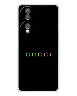Чехол для Huawei Honor 70 с картинкой «Gucci — неоновый минимализм» Чехол для Huawei Honor 70 с картинкой «Gucci — неоновый минимализм»