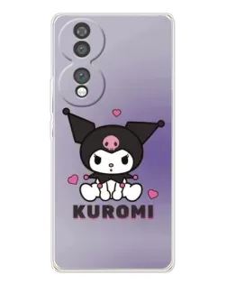 Чехол для Huawei Honor 70 с картинкой «Kuromi — фиолетовый арт» Чехол для Huawei Honor 70 с картинкой «Kuromi — фиолетовый арт»