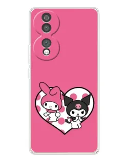 Чехол для Huawei Honor 70 с картинкой «Kuromi и My Melody» Чехол для Huawei Honor 70 с картинкой «Kuromi и My Melody»