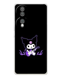 Чехол для Huawei Honor 70 с картинкой «Электрическая Kuromi» Чехол для Huawei Honor 70 с картинкой «Электрическая Kuromi»