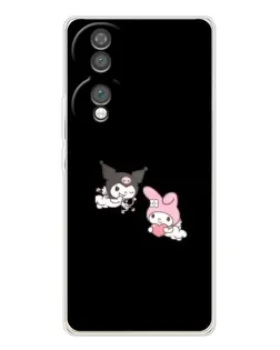 Чехол для Huawei Honor 70 с картинкой «My Melody и Kuromi» Чехол для Huawei Honor 70 с картинкой «My Melody и Kuromi»
