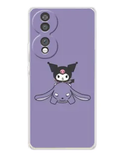 Чехол для Huawei Honor 70 с картинкой «Kuromi на лиловом фоне» Чехол для Huawei Honor 70 с картинкой «Kuromi на лиловом фоне»