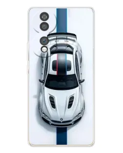 Чехол для Huawei Honor 70 с картинкой «Вид сверху — BMW M»