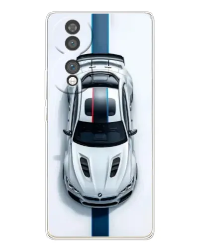 Чехол для Huawei Honor 70 с картинкой «Вид сверху — BMW M»