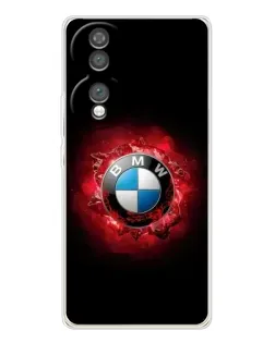 Чехол для Huawei Honor 70 с картинкой «Логотип BMW — вспышка»