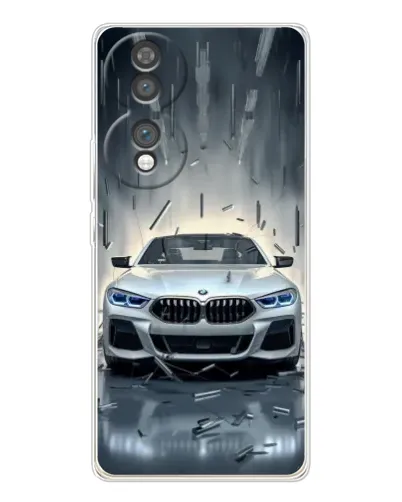 Чехол для Huawei Honor 70 с картинкой «BMW в свете фар»