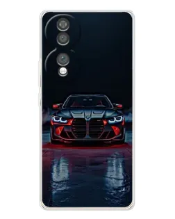 Чехол для Huawei Honor 70 с картинкой «BMW на мокрой дороге»