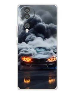 Чехол для Huawei Honor 70 с картинкой «BMW в дыму»