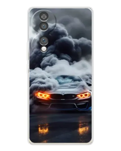 Чехол для Huawei Honor 70 с картинкой «BMW в дыму»