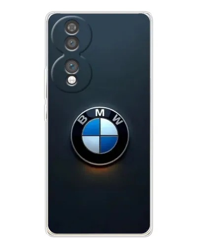 Чехол для Huawei Honor 70 с картинкой «Логотип BMW — минимализм»