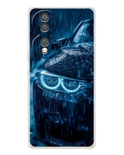 Чехол для Huawei Honor 70 с картинкой «BMW под дождем»