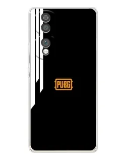 Чехол для Huawei Honor 70 с картинкой «PUBG — вертикальные линии»