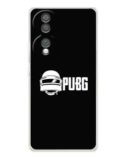 Чехол для Huawei Honor 70 с картинкой «PUBG — классический лого»