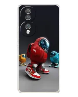 Чехол для Huawei Honor 70 с картинкой «Among Us — 3D стиль»