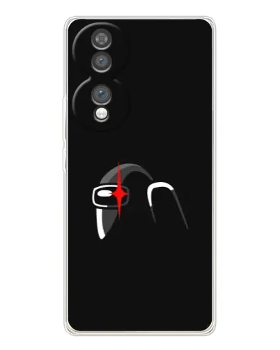 Чехол для Huawei Honor 70 с картинкой «Among Us шлем»