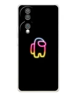 Чехол для Huawei Honor 70 с картинкой «Among Us градиент»