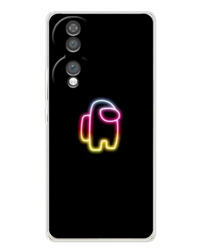 Чехол для Huawei Honor 70 с картинкой «Among Us градиент»