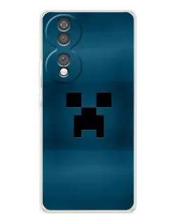 Чехол для Huawei Honor 70 с картинкой «Крипер текстура»