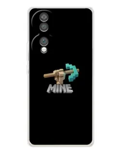 Чехол для Huawei Honor 70 с картинкой «Алмазная кирка»