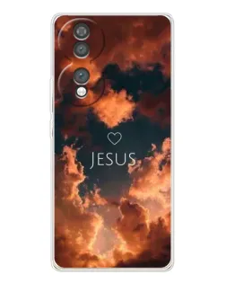 Чехол для Huawei Honor 70 с картинкой «Сияние Имени Jesus»