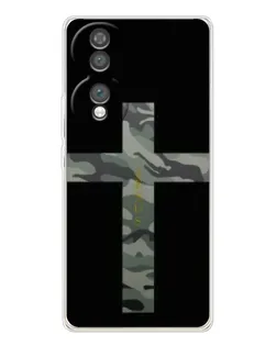 Чехол для Huawei Honor 70 с картинкой «Милитари Крест»