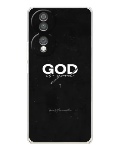 Чехол для Huawei Honor 70 с картинкой «GOD — Бог над всем»