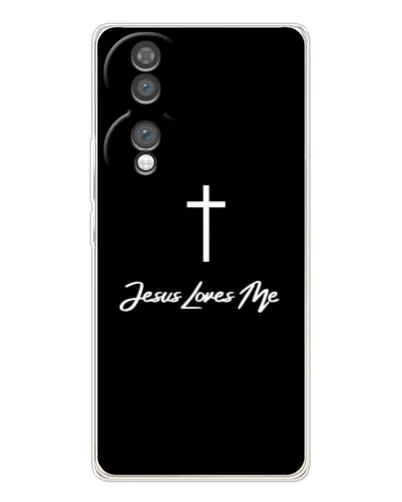 Чехол для Huawei Honor 70 с картинкой «Иисус любит тебя»