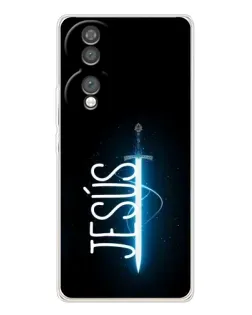 Чехол для Huawei Honor 70 с картинкой «Меч Духа Jesus»