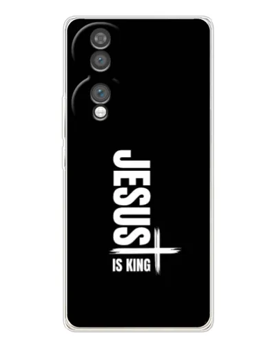 Чехол для Huawei Honor 70 с картинкой «Вертикаль веры Jesus»