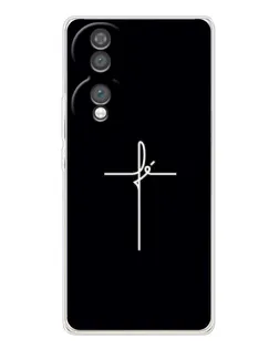 Чехол для Huawei Honor 70 с картинкой «Тонкий крест»