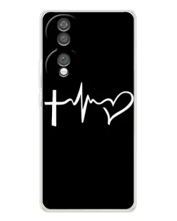 Чехол для Huawei Honor 70 с картинкой «Пульс веры»