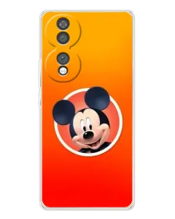 Чехол для Huawei Honor 70 с картинкой «Mickey в круге»