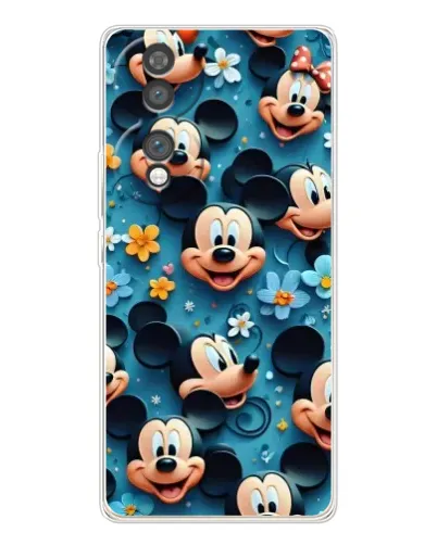 Чехол для Huawei Honor 70 с картинкой «Паттерн Микки и Минни» Чехол для Huawei Honor 70 с картинкой «Паттерн Микки и Минни»