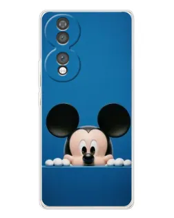 Чехол для Huawei Honor 70 с картинкой «Микки выглядывает»