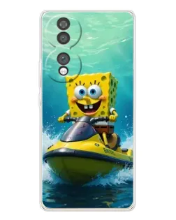 Чохол для Huawei Honor 70 з картинкою «Спанч Боб на гідроциклі» Чохол для Huawei Honor 70 з картинкою «Спанч Боб на гідроциклі»