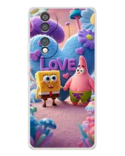 Чехол для Huawei Honor 70 с картинкой «Губка Боб Патрик»