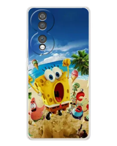 Чехол для Huawei Honor 70 с картинкой «Развлечения на пляже»