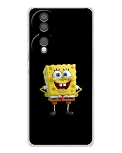 Чехол для Huawei Honor 70 с картинкой «Классический Губка Боб»