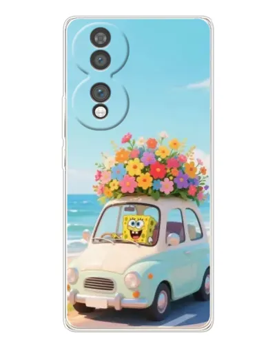 Чехол для Huawei Honor 70 с картинкой «Автомобильное путешествие»