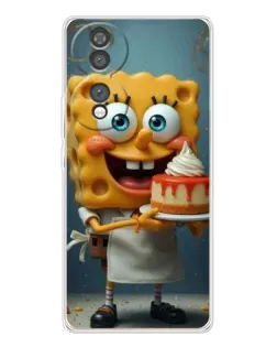 Чехол для Huawei Honor 70 с картинкой «Повар Спанч Боб»