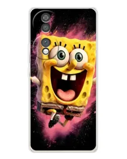 Чехол для Huawei Honor 70 с картинкой «Взрывной Спанч Боб»